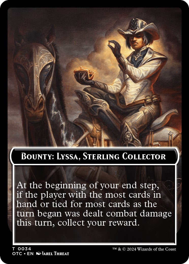 Bounty: Lyssa, Sterling Collector // Bounty Rules Double-Sided Token