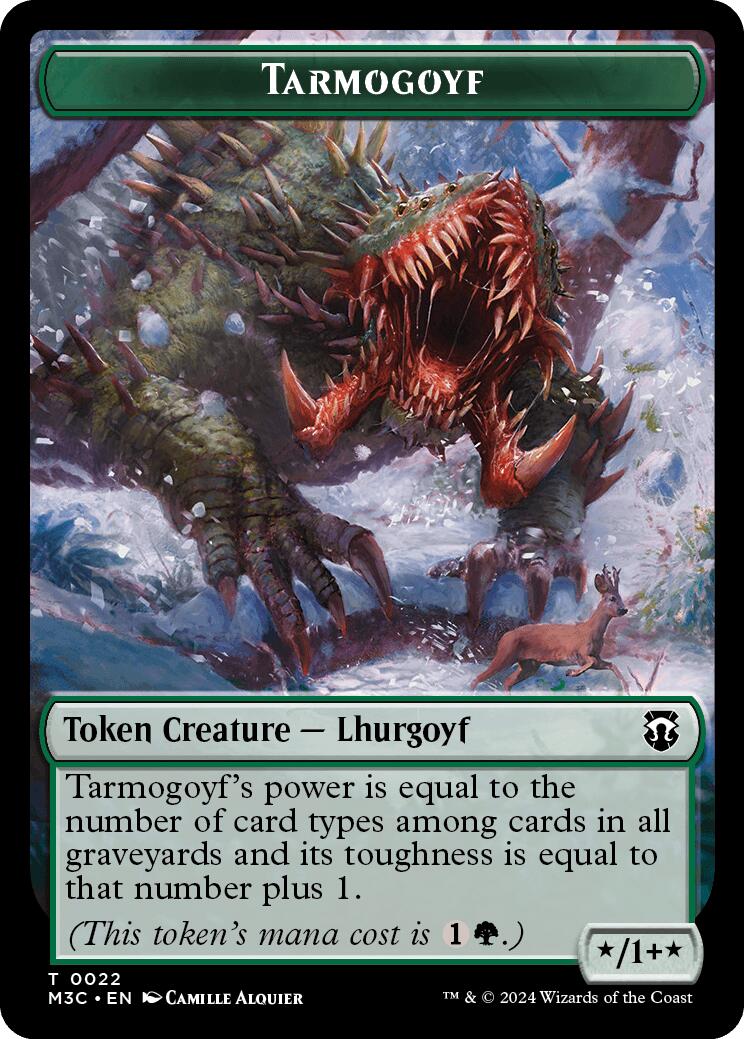 Tarmogoyf // Saproling Double-Sided Token