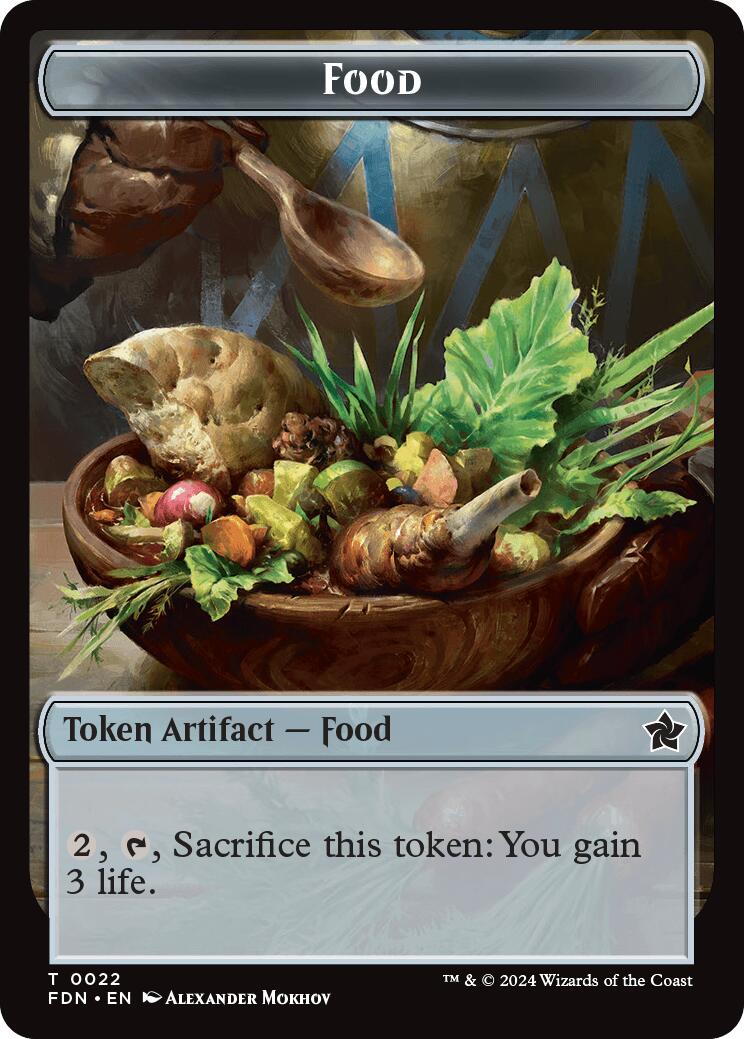 Food // Treasure Double-Sided Token