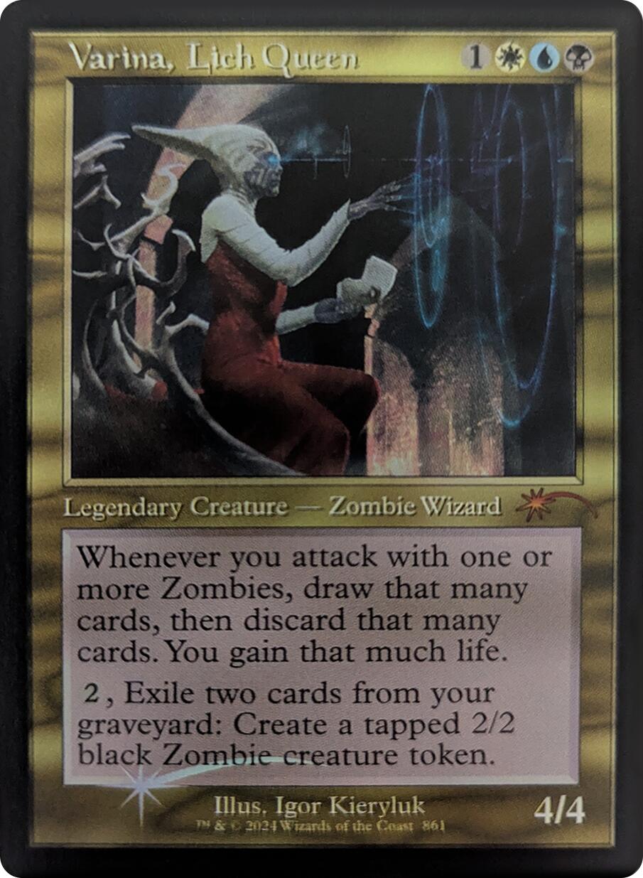 Varina, Lich Queen (Retro Frame) [SLD