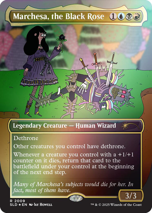 Marchesa, the Black Rose (Rainbow Foil)