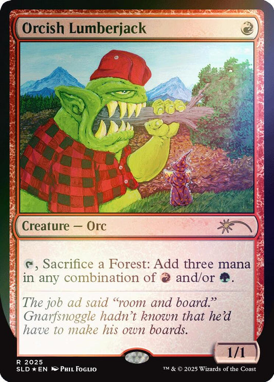 Orcish Lumberjack (2025) (Rainbow Foil)