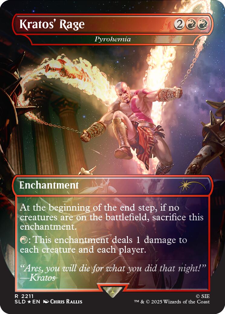 Kratos' Rage - Pyrohemia (Rainbow Foil) [SLD