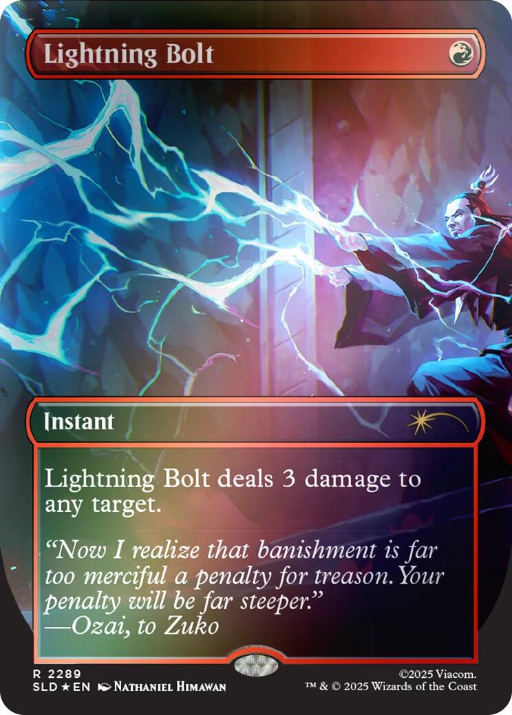 Lightning Bolt (2289) (Rainbow Foil)