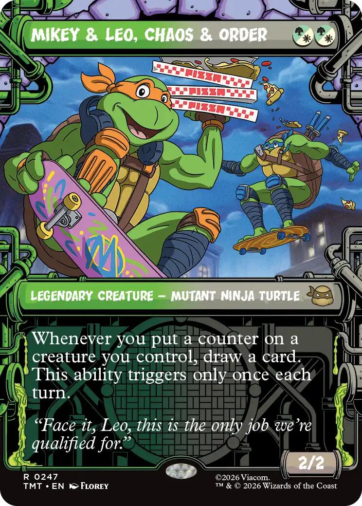 Mikey & Leo, Chaos & Order (Showcase) [TMT - 247] – Magic Market