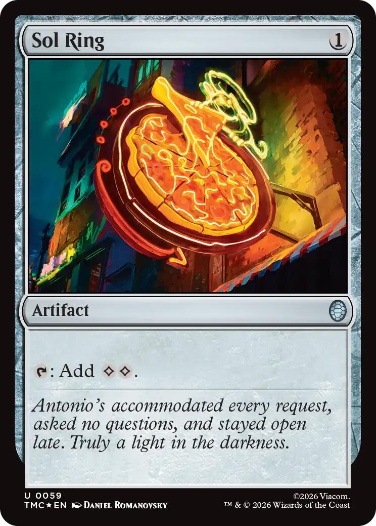 太陽の指輪　Sol Ring ハロー フォイル Halo foil Sol Ring (Surge Foil) [TMC - 59] – Magic Market Canada