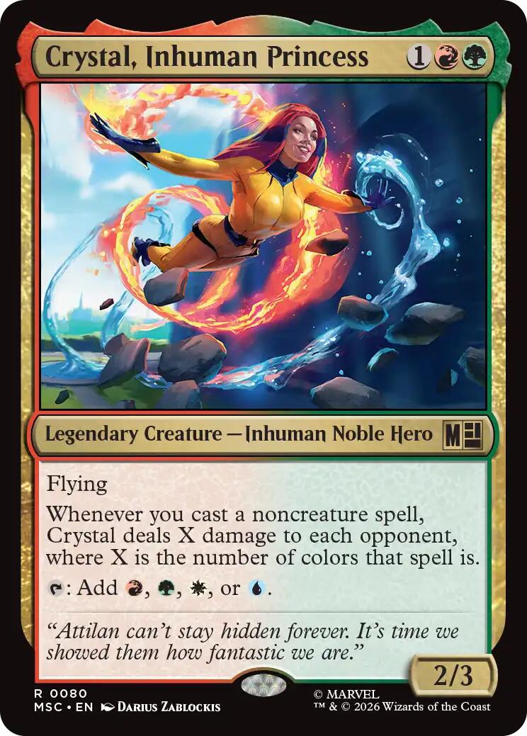 Crystal, Inhuman Princess (Surge Foil)