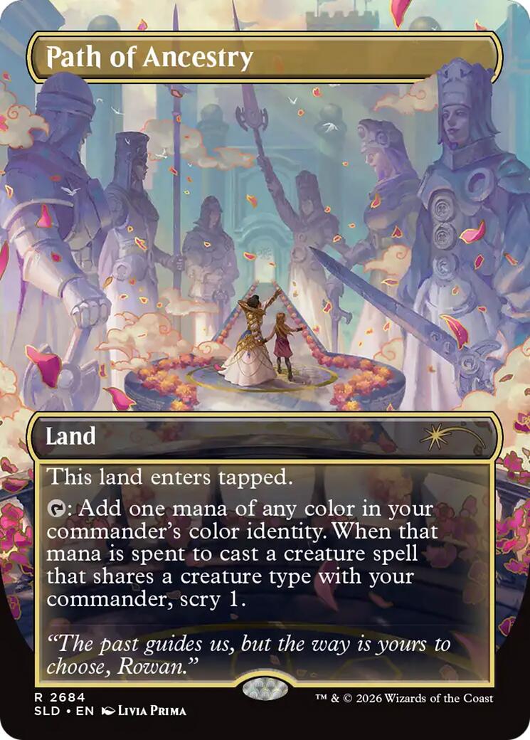 canada mtg cards Path of Ancestry (2684) [SLD Commander Deck Ready-2-Play:Deck inkl. Lotus Starter Bundle Pokémon Sun & Moon OP-07 500 Years in