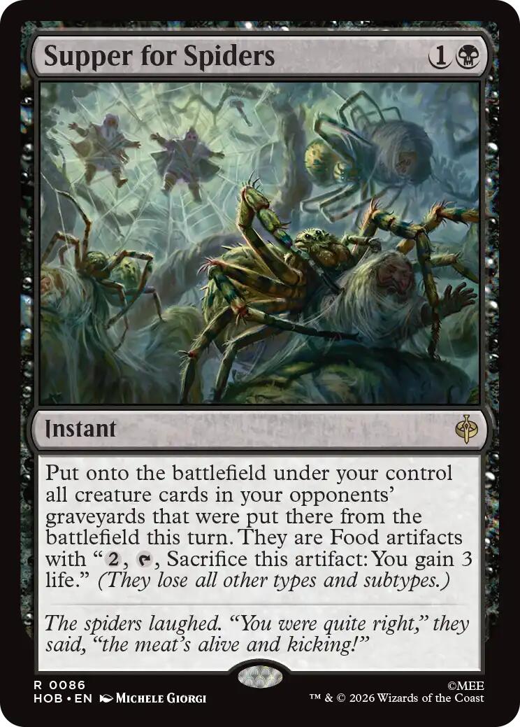 buy mtg cards canada Preorder) Supper for Spiders [HOB premium MTG cards Everything You Want To Variant:FFIX - The Siege of Alexandria