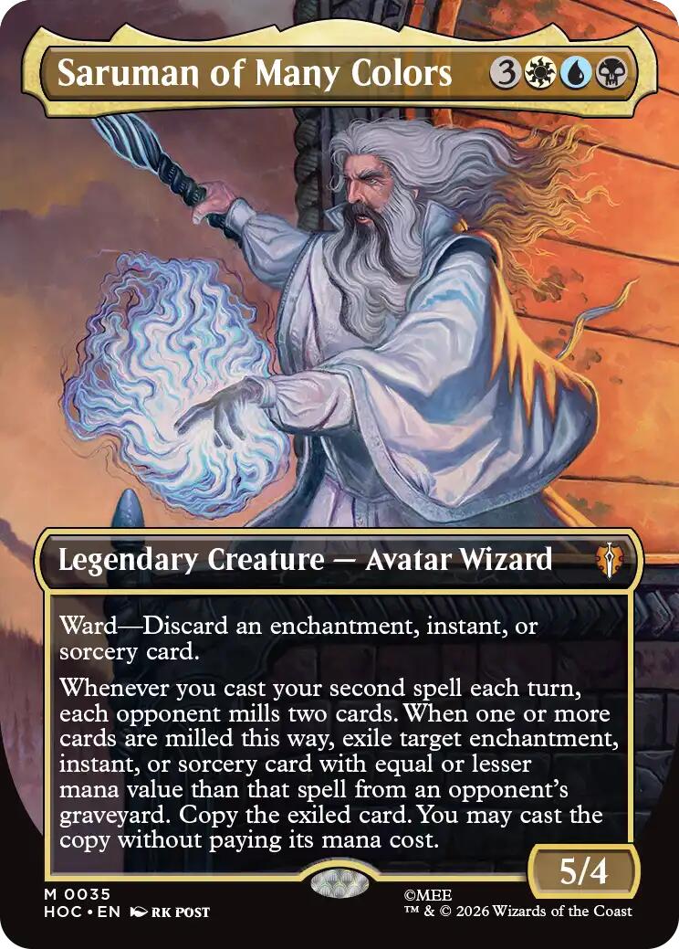 buy mtg cards canada Saruman of Many Colors (Borderless) [HOC Top 10 Gate-Based Cards Choose One:FIC Limit Break (Cloud Strife) (R/G/W) Throne