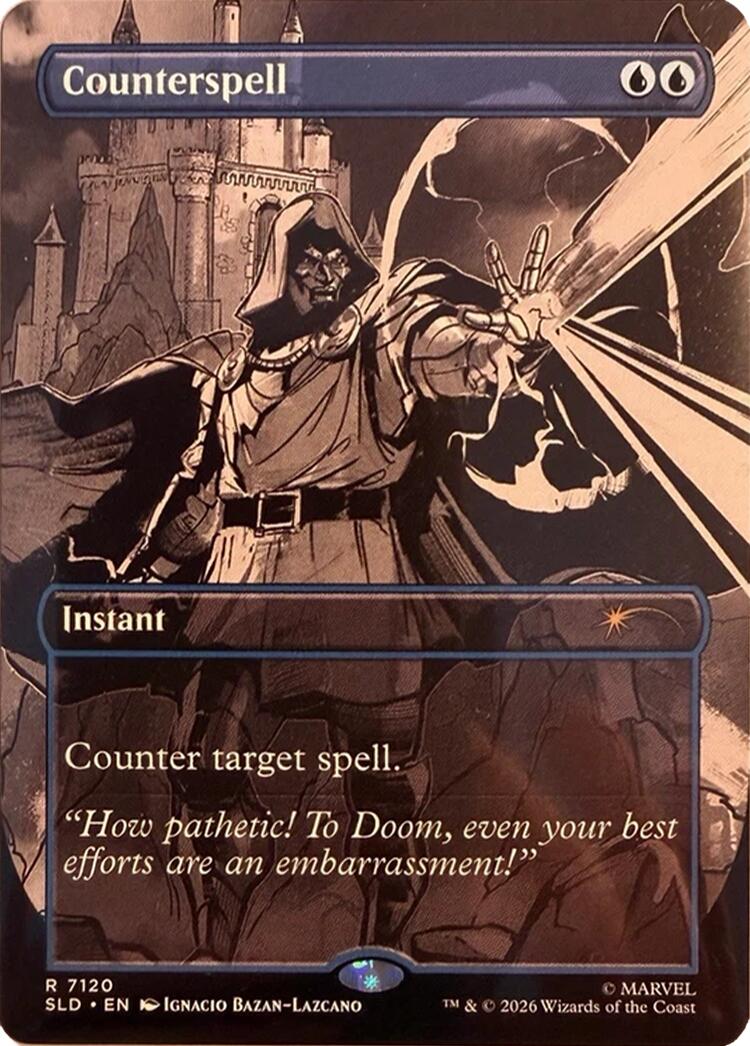 mtg final fantasy counterspell (7120) [SLD Job:Magic - Black Mage needs shipping tags Counter target spell. Mickey Mouse – Brave