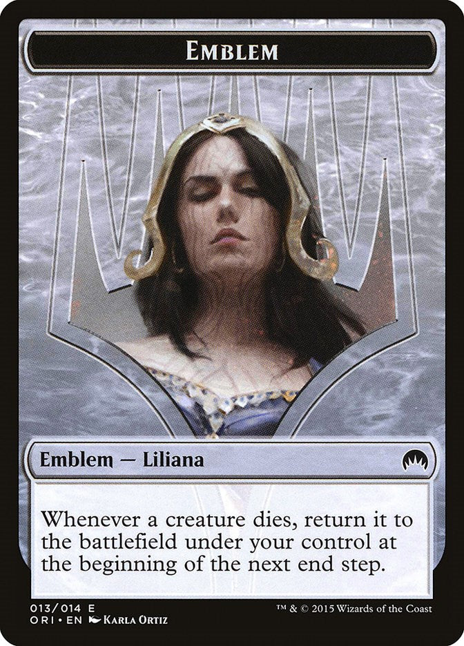 Emblem - Liliana, Defiant Necromancer [ORI - 13]