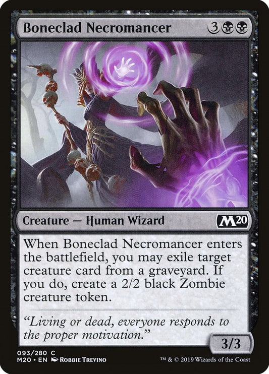 Boneclad Necromancer [M20 - 93]