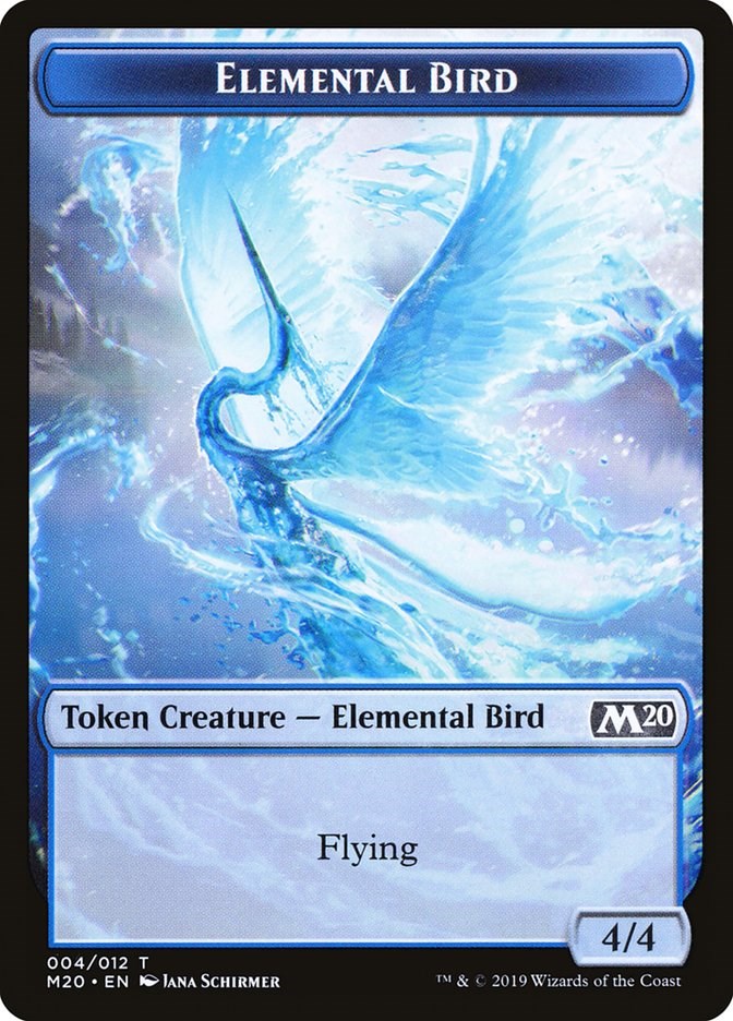Elemental Bird Token [M20 - 4]