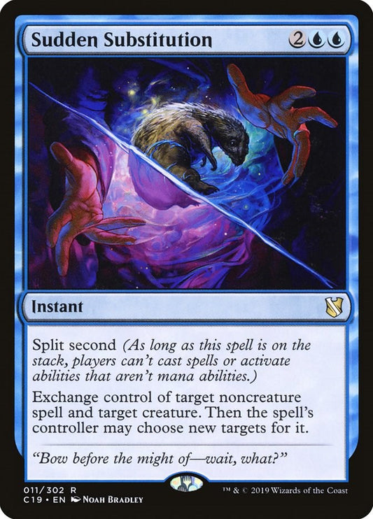 Sudden Substitution [C19 - 11]