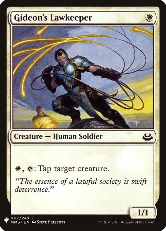 Gideon's Lawkeeper [LIST - 7]