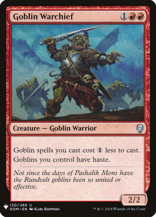 Goblin Warchief (DOM)