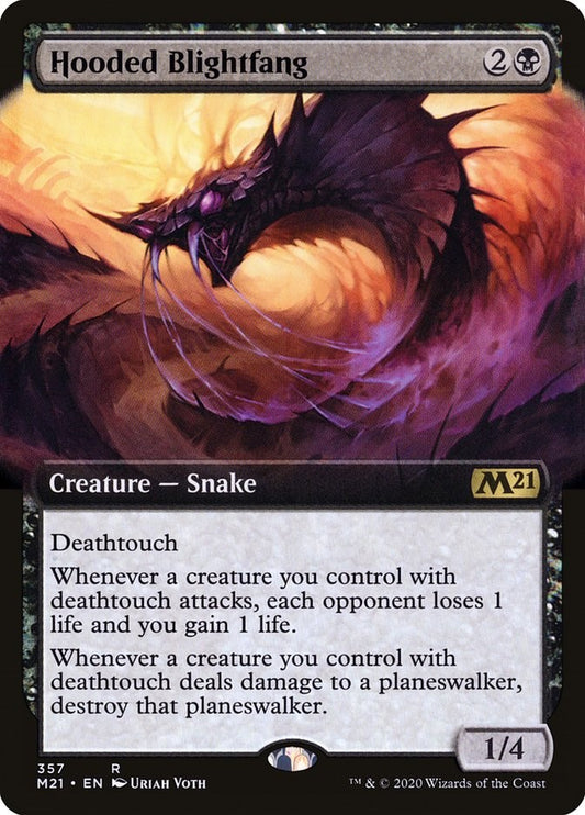 Hooded Blightfang (Extended Art) [M21 - 357]