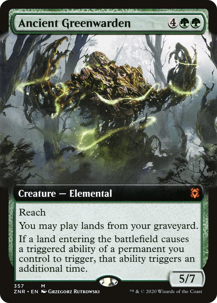 Ancient Greenwarden (Extended Art) [ZNR - 357]