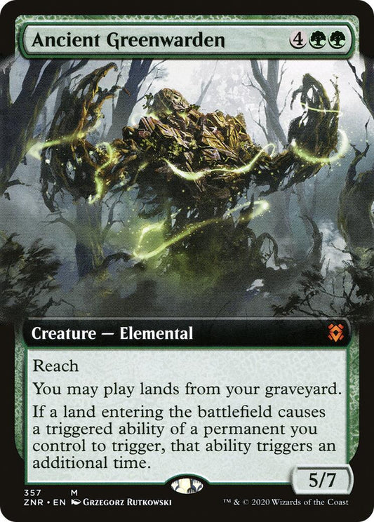 Ancient Greenwarden (Extended Art) [ZNR - 357]