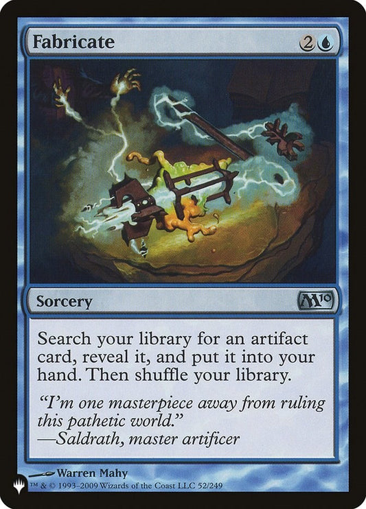 Fabricate [LIST - 52]