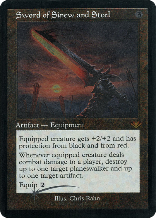 Sword of Sinew and Steel (Retro Frame) (Foil Etched) [MH1 - 31]