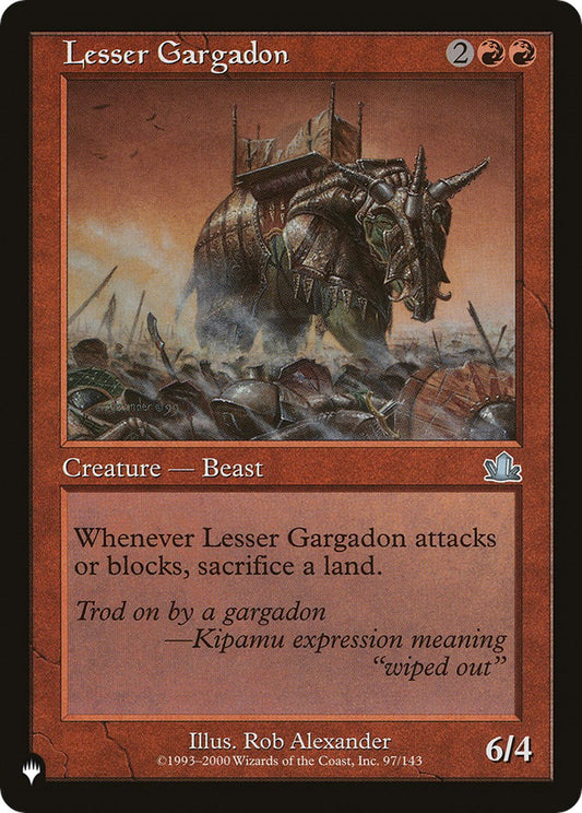 Lesser Gargadon [LIST - 97/143]