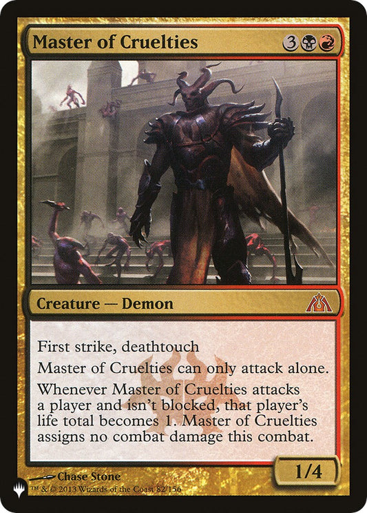 Master of Cruelties [LIST - 82/156]
