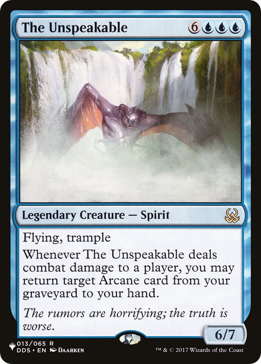The Unspeakable [LIST - 13]
