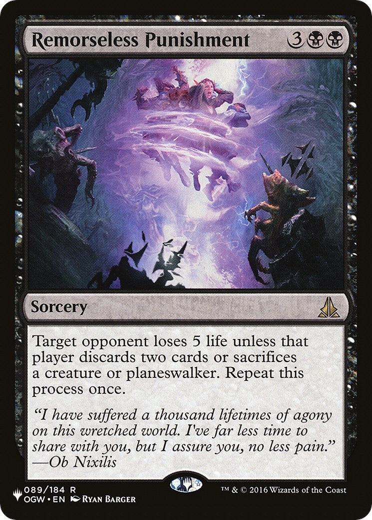 Remorseless Punishment [LIST - 089/184]