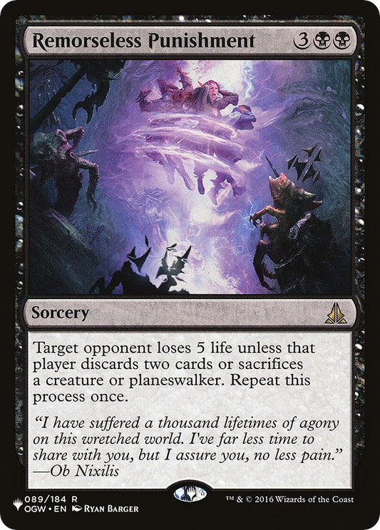 Remorseless Punishment [LIST - 089/184]