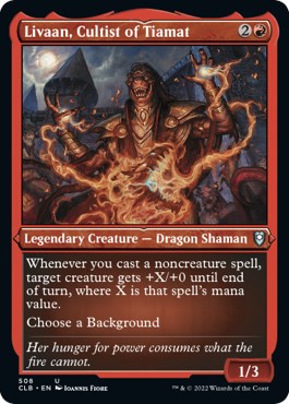Livaan, Cultist of Tiamat (Foil Etched)