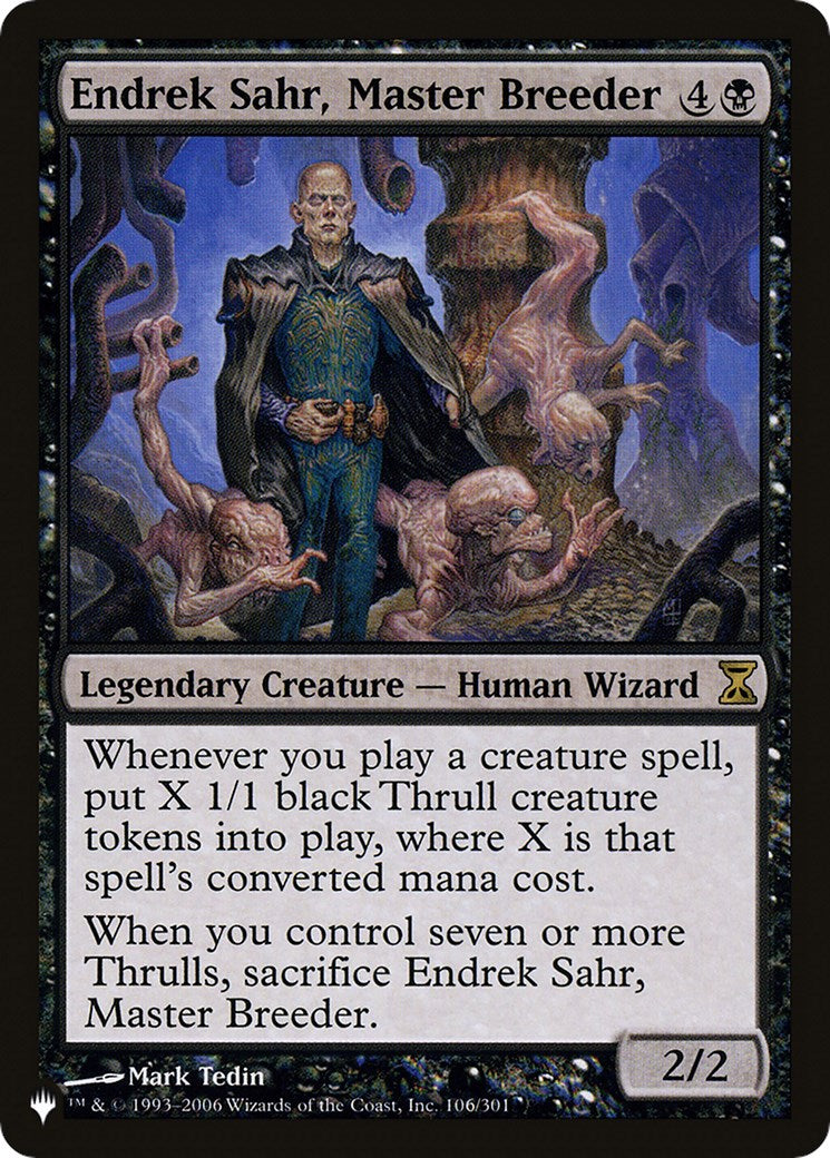 Endrek Sahr, Master Breeder [LIST - 106/301]