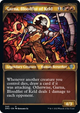 Garna, Bloodfist of Keld (Textured Foil) [DMU - 340]