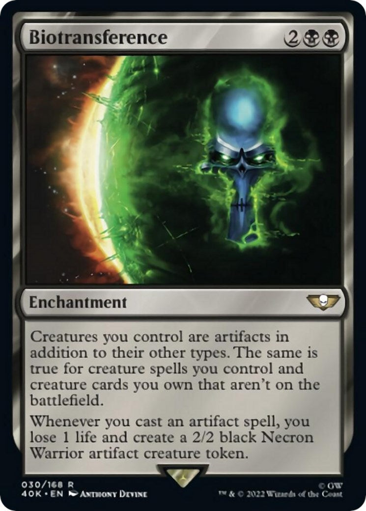 Biotransference [40K - 30]