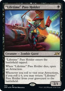 "Lifetime" Pass Holder (Galaxy Foil) [UNF - 365]