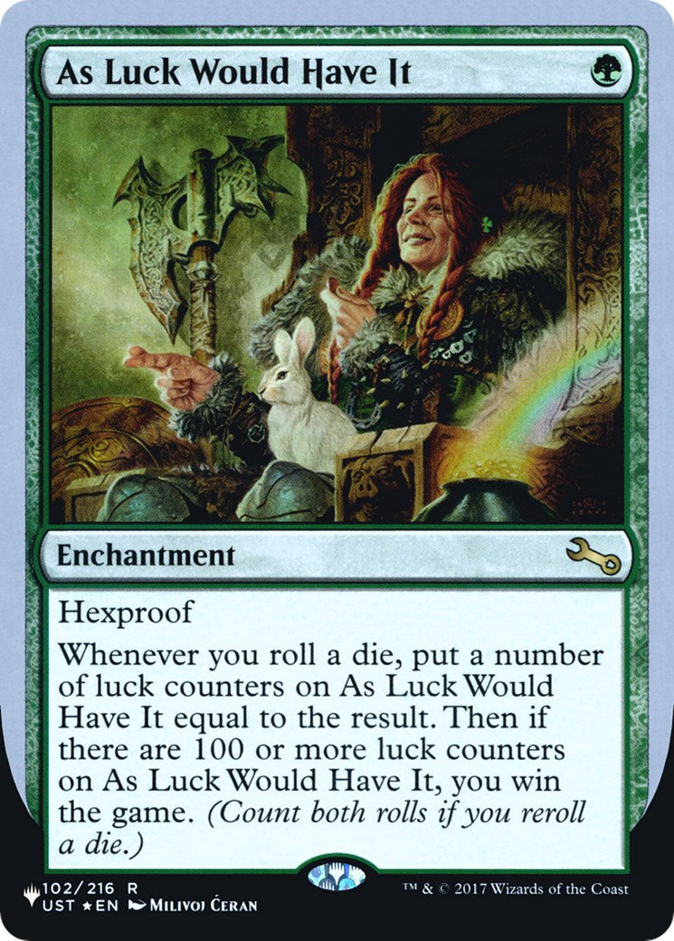 As Luck Would Have It [LIST - 102/216]