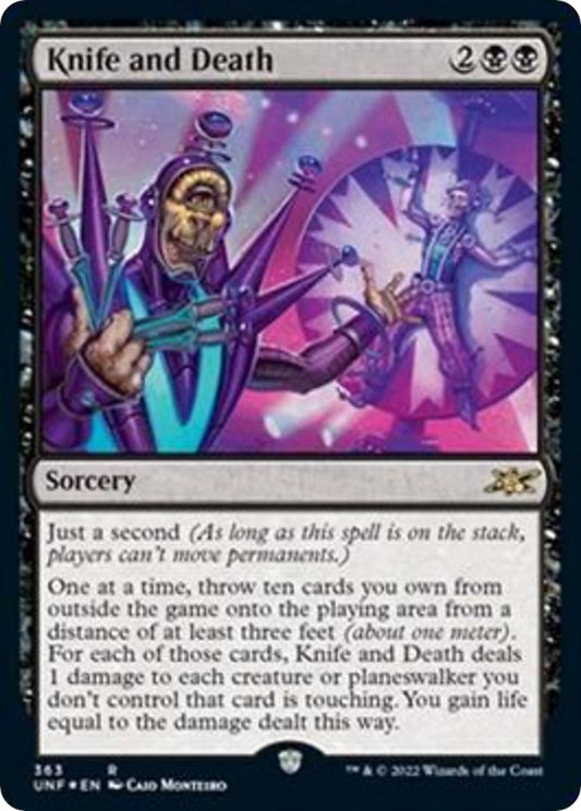 Knife and Death (Galaxy Foil) [UNF - 363]