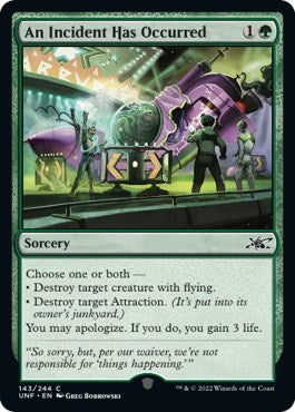 An Incident Has Occurred