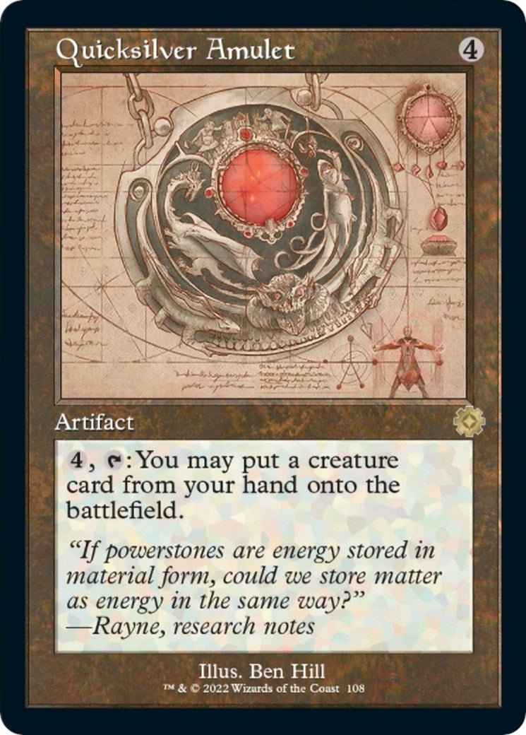 Quicksilver Amulet (Schematic) [BRR - 108]