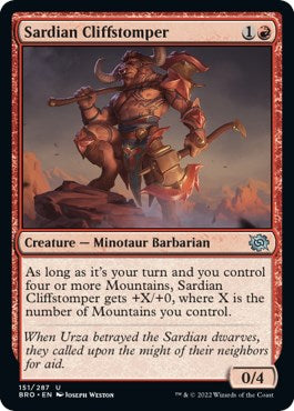 Sardian Cliffstomper [BRO - 151]