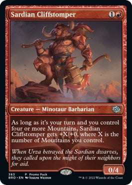 Sardian Cliffstomper [PPBRO - 383]