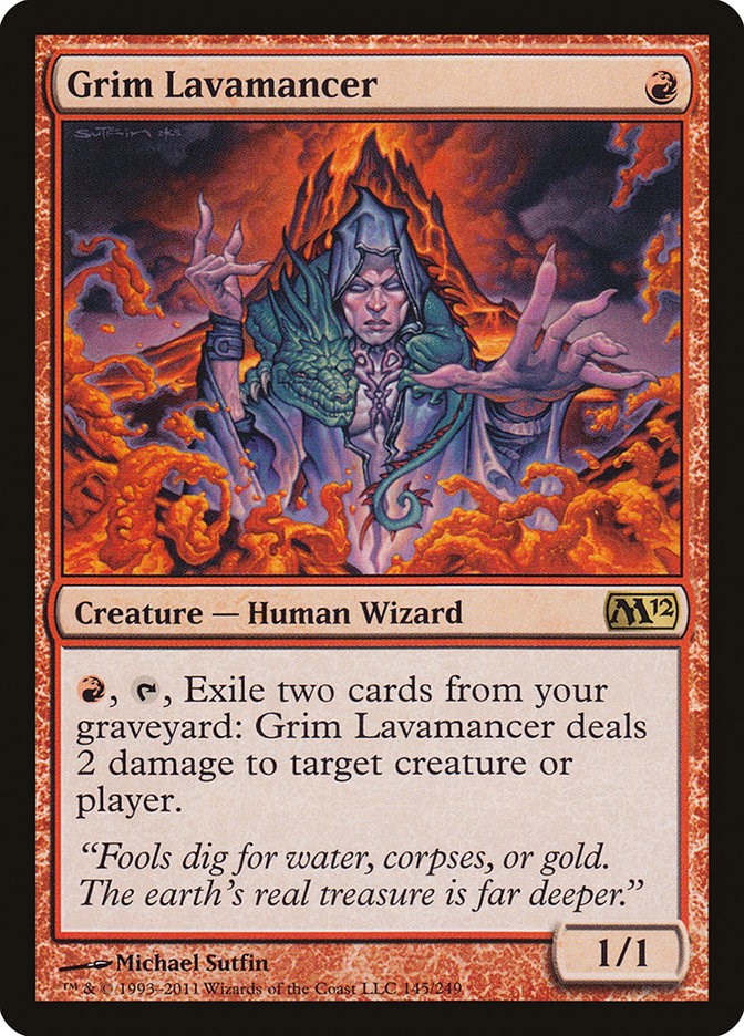 Grim Lavamancer [M12 - 145]