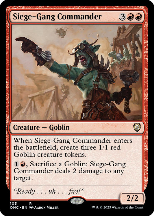 Siege-Gang Commander [ONC - 103]