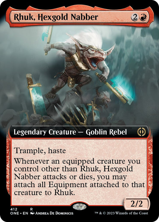 Rhuk, Hexgold Nabber (Extended Art) [ONE - 412]
