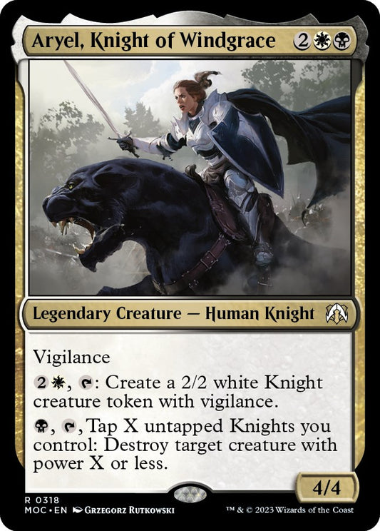 Aryel, Knight of Windgrace [MOC - 318]