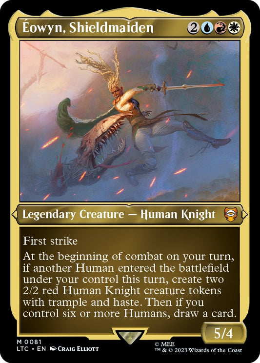 Eowyn, Shieldmaiden (Display Commander) - Thick Stock [LTC - 81]