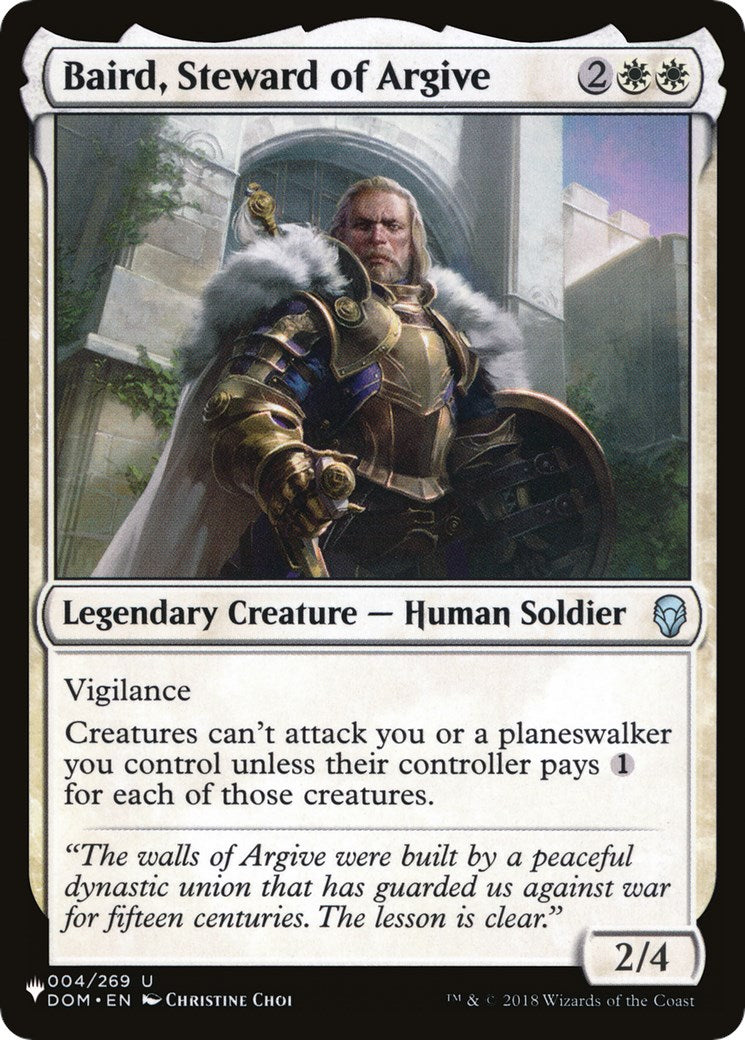 Baird, Steward of Argive [LIST - 004/269]