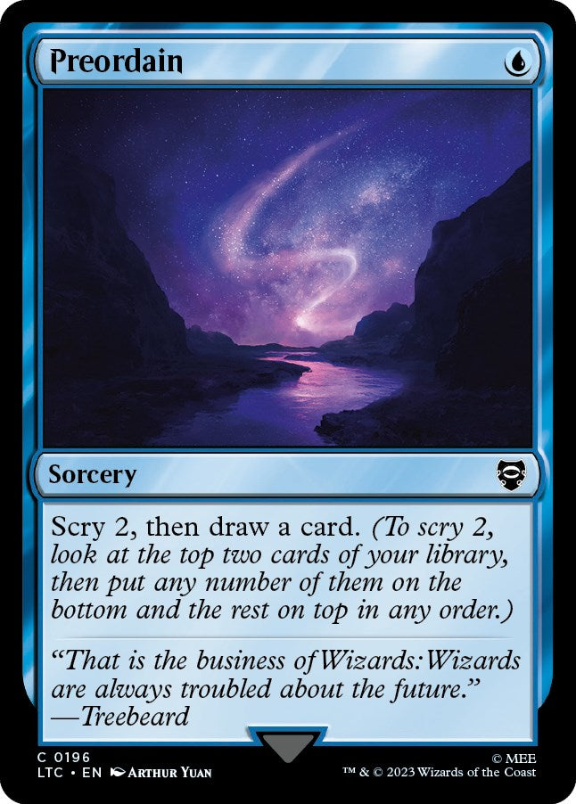 Preordain [LTC - 196]