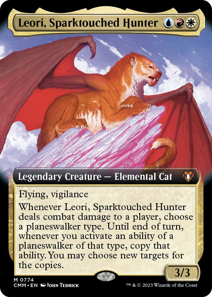 Leori, Sparktouched Hunter (Extended Art) [CMM - 774]